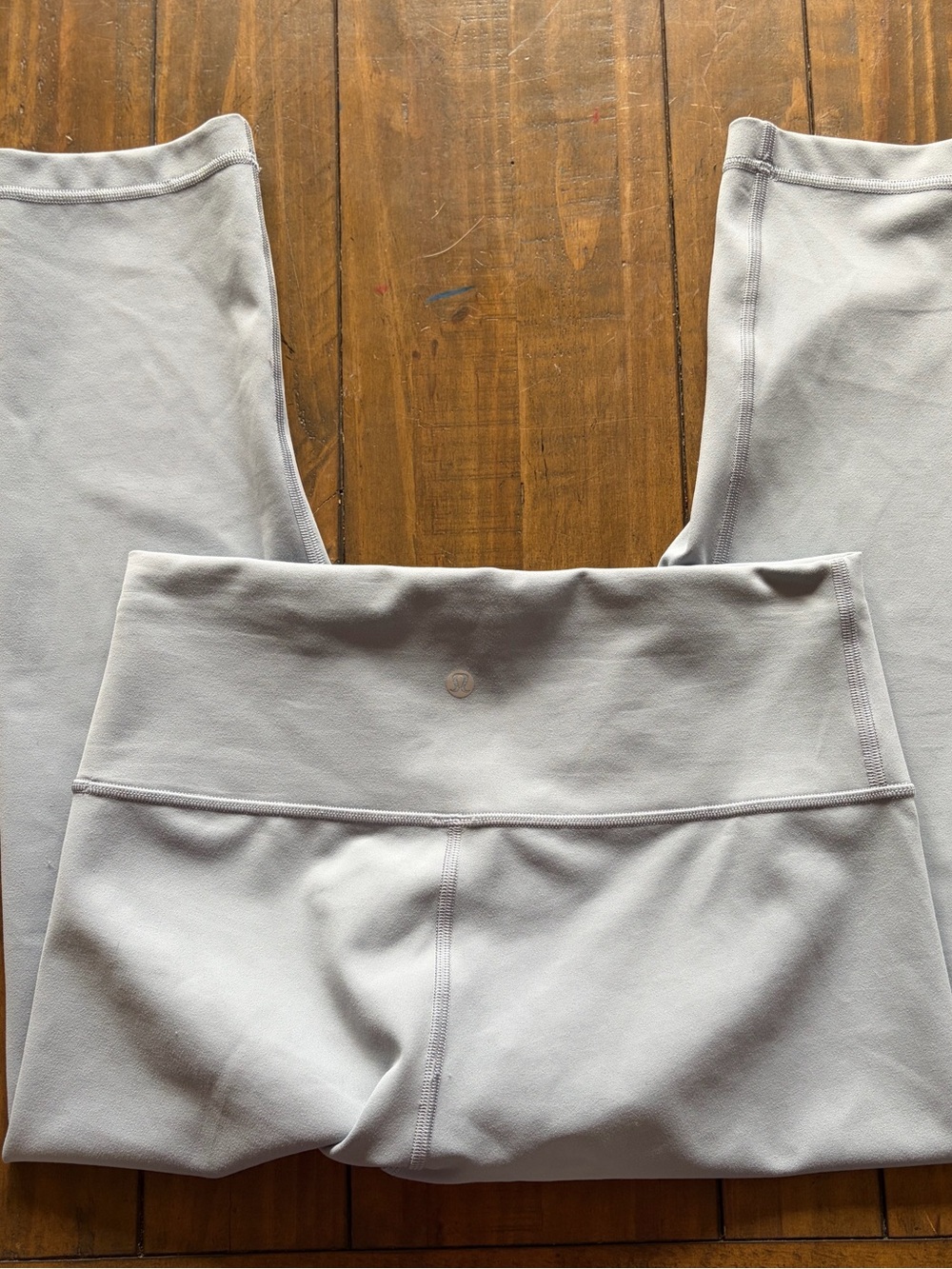 Women’s High-Waist Light Gray Leggings